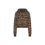 Christmas Leopard Print Limited Edition Furry Knit Small Ear Zipper Top Jacket Pants Vest Shorts Set