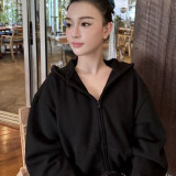 The original is correct!Cotton Series  Classic Zip-Up Hoodie Jacket Sweatshirt Top Set