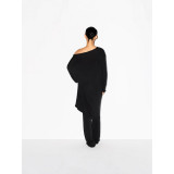 new mid-length Korean-style casual inner slip dress with round neck and loose fit over the knees