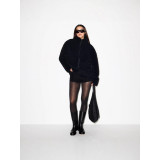 25 Fall/Winter New Women's Lamb Wool Coat, Warm and Thick, Fashionable High Collar, Faux Wool Large Curly Coat