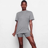 Loose Boyfriend Style Short Sleeve T-Shirt BOYFRIEND