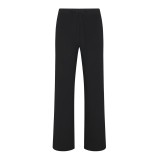 Cotton Jersey  European and American Comfortable Versatile Ribbed Waist Straight-Leg Stretch Pants