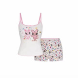 Easter Series Logo Bunny Print Camisole Shorts Set Children's Playful Homewear
