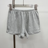 -style modal ribbed boxer shorts, summer thin loose casual home pants