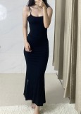 Ski Dai Shan, Yu Shuxin, and Jennie's dress is a slimming, bodycon, long strap dress