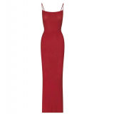same style sexy ribbed camisole dress for women, backless, slimming, bodycon long dress