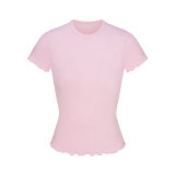 -style European and American sexy LOGO POINTELLE Valentine's Day floral hollow-out cotton set