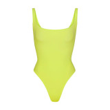 FITS EVERYBODY SQUARE NECK one-piece sports vest slimming effect
