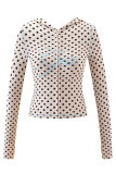 Slim-fit hooded zip-up short jacket and shorts set with letter print and contrast stitching
