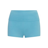 new summer style sexy solid color side-tie strapless top gentle versatile slimming casual shorts set