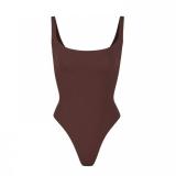 FITS EVERYBODY SQUARE NECK one-piece sports vest slimming effect
