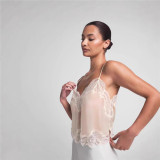 Valentine's Day ROMANCE LACE CAMI SHORT SET Silk Lace Cami Home Wear Set