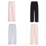 sweatpants cotton fleece series classic straight-leg pants long pants sports loose casual hooded set