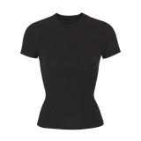 [In stock]  short-sleeve T-shirt, solid color, same style as 's, summer sweet and spicy slim-fit top