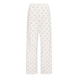 New Christmas Bow Pattern Loungewear Casual Round Neck Loose Long Sleeve Pajama Set