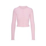 -style European and American sexy LOGO POINTELLE Valentine's Day floral hollow-out cotton set