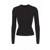 Zhao Lusi same style COTTON JERSEY tight-fitting base shirt long-sleeve t-shirt inner layer