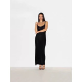 dress, knitted slip dress with back slit, waist-cinching, slimming, sexy, figure-hugging, textured, hot girl style dress