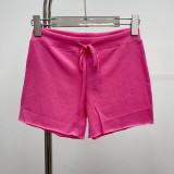 -style modal ribbed boxer shorts, summer thin loose casual home pants for women
