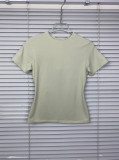 Celebrity Style: 's Cotton Jersey Short Sleeve Top for a Perfect Figure, High Quality