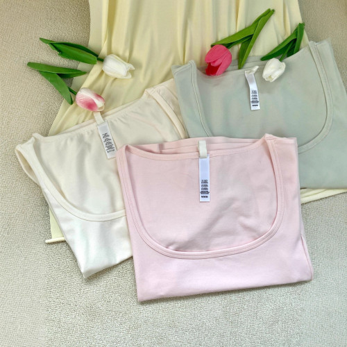 alternative to  COTTON JERSEY SCOOP NECK T-SHIRT square neck French short-sleeve T-shirt