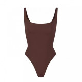 FITS EVERYBODY SQUARE NECK one-piece sports vest slimming effect