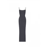 same style sexy ribbed camisole dress for women, backless, slimming, bodycon long dress