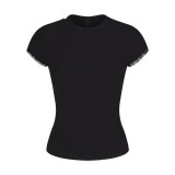 new -style SOFT LOUNGE LACE short-sleeve printed T-shirt