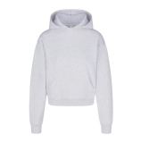 cherry blossom pink series three-dimensional embossed letter print hooded sweatshirt top outerwear set cotton