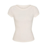 new summer casual outfit for stylish girls, comfortable casual camisole T-shirt and slim-fit short irt two-piece set
