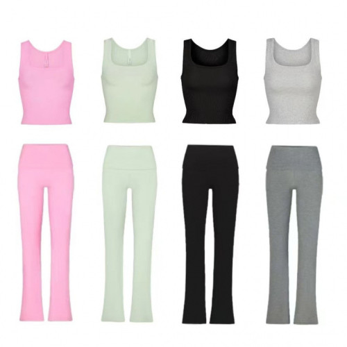 -style SOFT LOUNGE TANK / FOLD OVER PANT casual pants