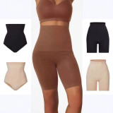 shapewear leggings postpartum tummy control and butt-lifting three-quarter leggings