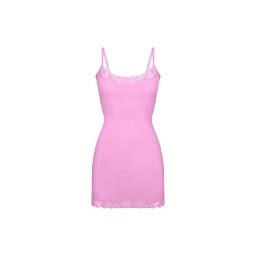 -style new summer camisole dress, sexy tight-fitting bodycon lace mini dress