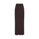 New Modal Semi-Transparent Long Sleeve Cardigan with Buttons, Solid Color, Slim Fit for Women