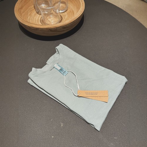 -style high-elastic slim-fit round-neck short-sleeve T-shirt for women, basic pure cotton tight-fitting base shirt, versatile top
