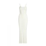same style sexy ribbed camisole dress for women, backless, slimming, bodycon long dress
