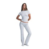 Nanyou S  style high-waisted peach butt yoga pants, casual sports pants, foldable flared pants