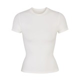 [In stock]  short-sleeve T-shirt, solid color, same style as 's, summer sweet and spicy slim-fit top