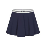-style casual sporty letter logo bra, camisole, mini irt, tennis irt set