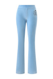 New fashion solid color zip-up hooded jacket casual relaxed slim-fit pants comfortable simple suit