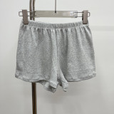 -style modal ribbed boxer shorts, summer thin loose casual home pants