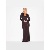 New Modal Semi-Transparent Long Sleeve Cardigan with Buttons, Solid Color, Slim Fit for Women