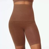 shapewear leggings postpartum tummy control and butt-lifting three-quarter leggings