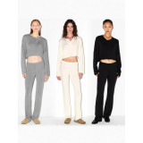 Autumn Fashion Simple Loose Round Neck Pullover Long Sleeve Solid Color Multi-Color Available Stretch Knit Sweater