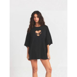 26 New Valentine's Day Limited Edition Heart-Shaped Hollow Short-Sleeve T-Shirt and Straight-Leg Shorts Casual Versatile Set