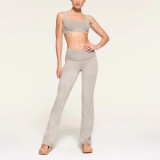 OUTDOOR Foldover Leggings High-Waisted Casual Pants Slimming and Versatile