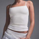 COTTON JERSEY CAMI camisole casual stretch cotton inner layer top