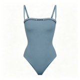 -style 24-piece simple logo letter camisole bodysuit tennis stretch camisole shapewear