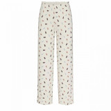 Easter limited edition lamb print graffiti lace T-shirt and pants set