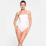 -style 24-piece simple logo letter camisole bodysuit tennis stretch camisole shapewear